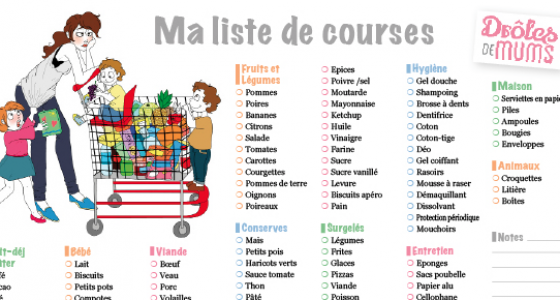 Ces listes de courses qui vous simplifient la vie