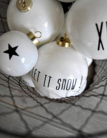 5 inspirations pour Noël black & white trendy !