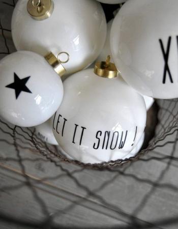 5 inspirations pour Noël black & white trendy ! 