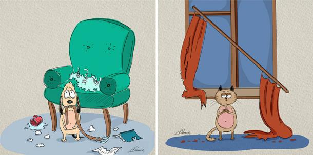 CHAT ou CHIEN : les illustrations qui ont TOUT COMPRIS