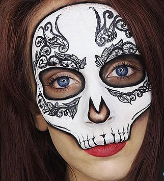 TENDANCE : le SKELETON MAKE-UP