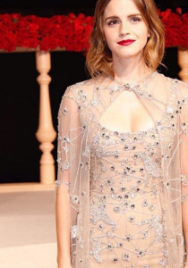 La ROBE TRANSPARENTE d'EMMA WATSON lui donne encore des AIRS DE PRINCESSE