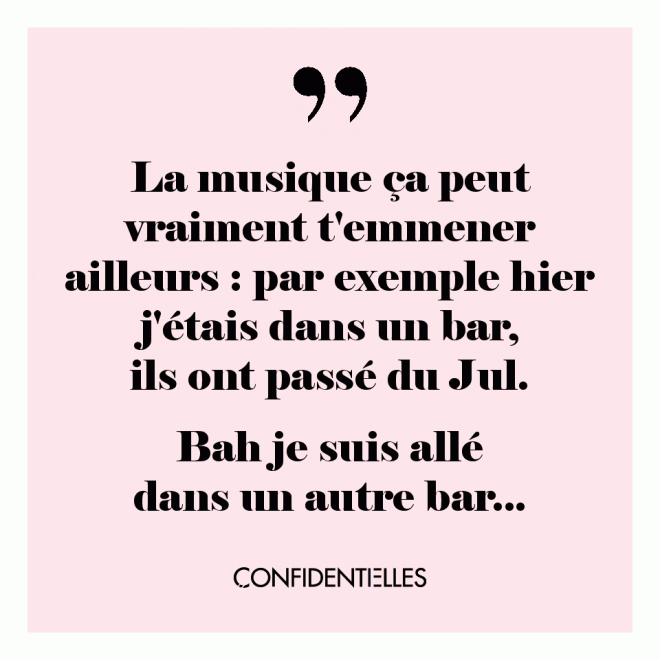 Et oui, la musique fait voyager ...