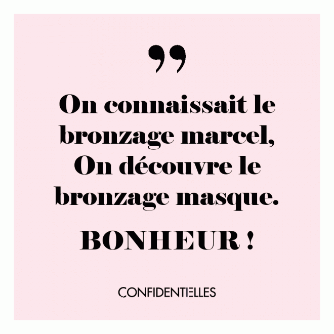 Ca promet de belles marques de bronzage cette année !