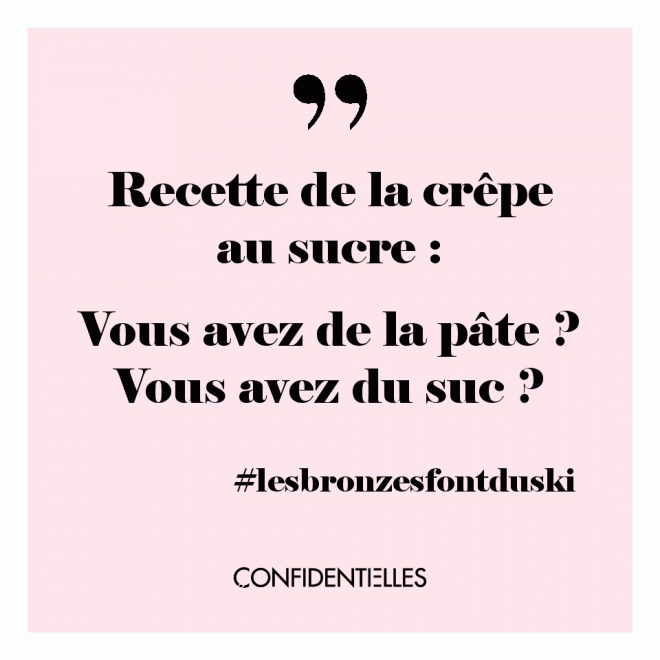 Ah non non non, nous ne faisons pas celà ici !!! Pourtant c'est bon les crêpes au sucre 😁