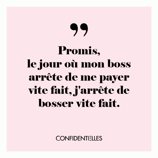 Et, on n'a qu'une parole 🙃