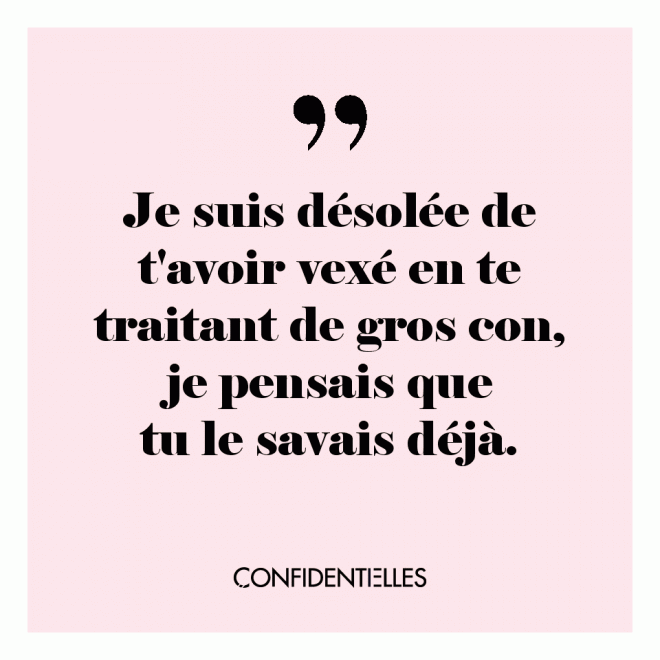 Oh la la je suis vraiment désolée ! 😱