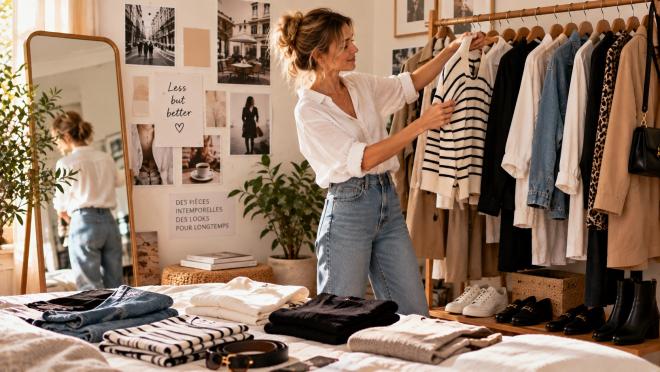 Garde-robe capsule : construire un dressing qui marche sans se ruiner ni s'ennuyer