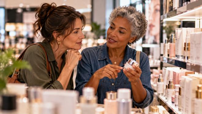 Skincare et ménopause : on en parle enfin sans chuchoter