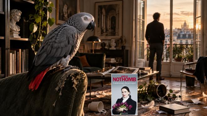 "L'Adolescence du perroquet" d'Amélie Nothomb : un orphelin, un oiseau et une leçon d'amour qu'on...