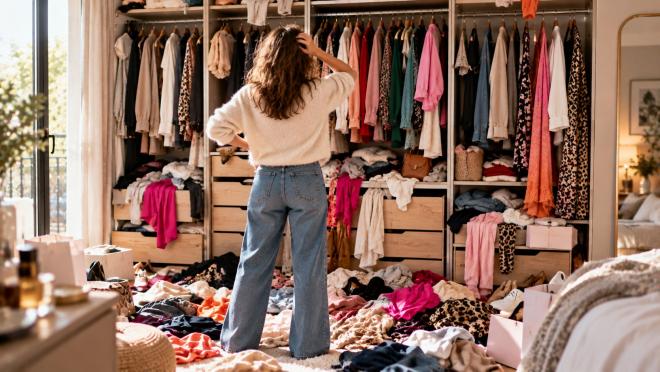 Pourquoi on continue d'acheter des vêtements qu'on ne portera jamais : le grand mystère du placar...