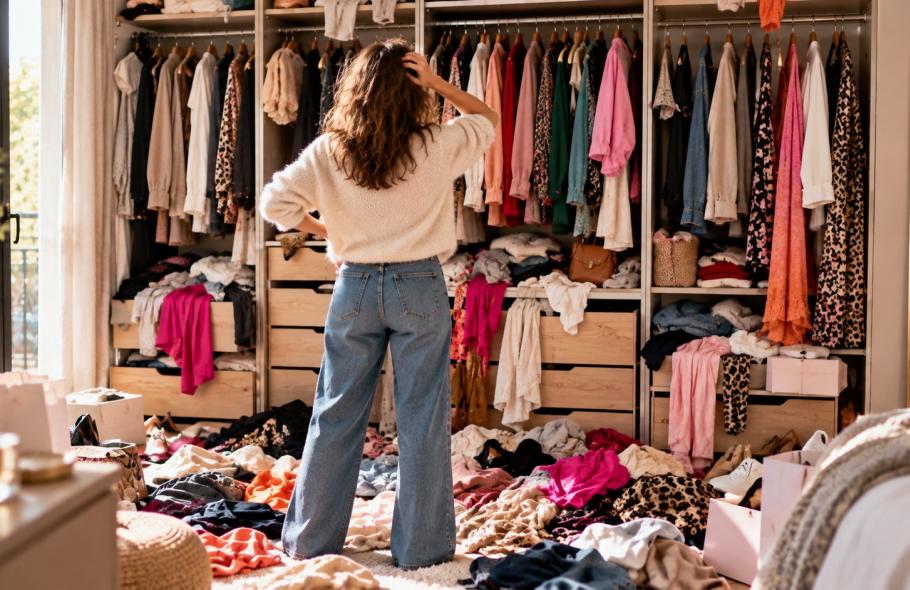 Pourquoi on continue d'acheter des vêtements qu'on ne portera jamais : le grand mystère du placar...