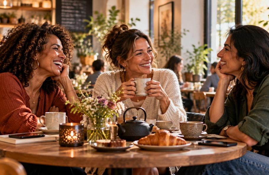 L'amitié féminine après 40 ans : plus rare, plus précieuse, complètement différente