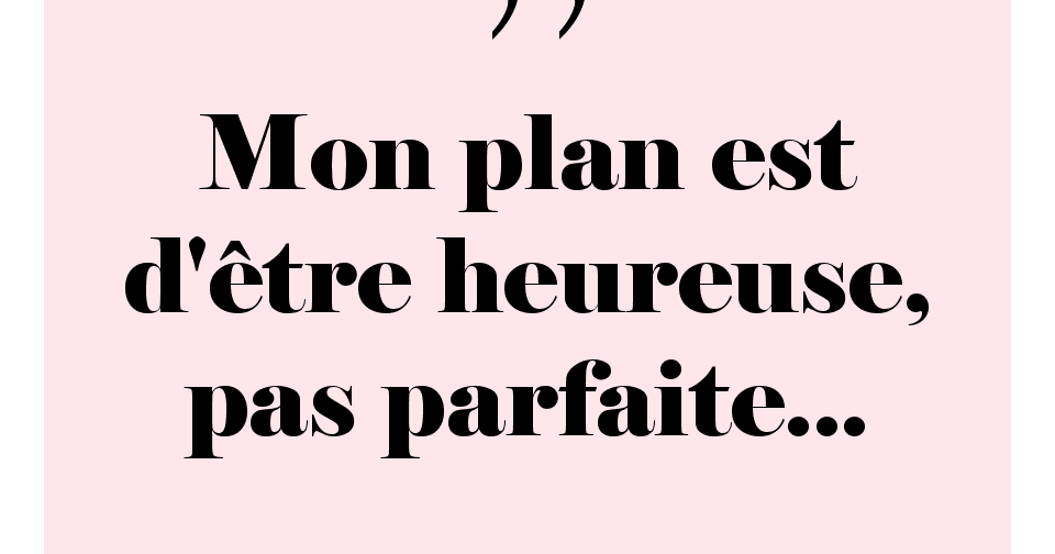 Mon plan